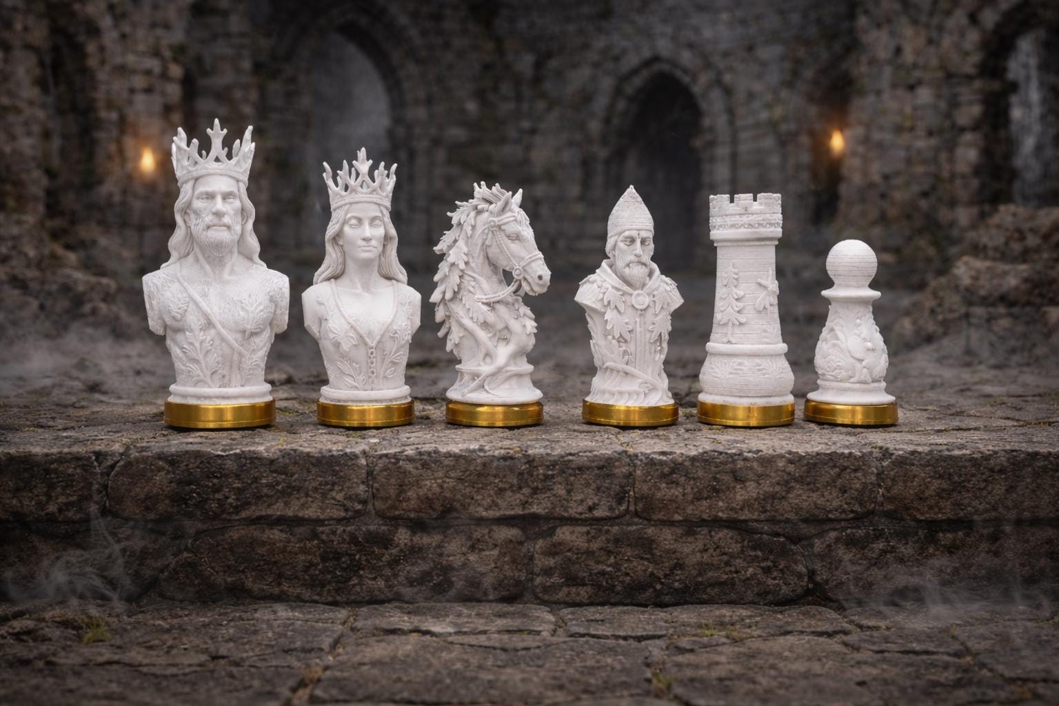 The Undead Dynasty Chess Set – Where Kings Never Die