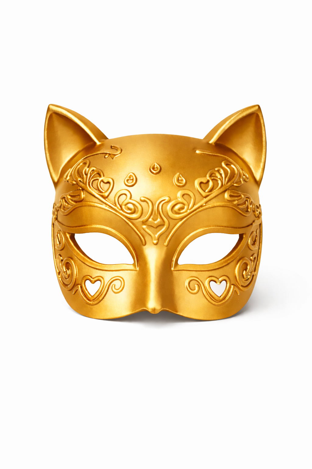 Gothic Cat Mask – Dark Venetian Feline Mask