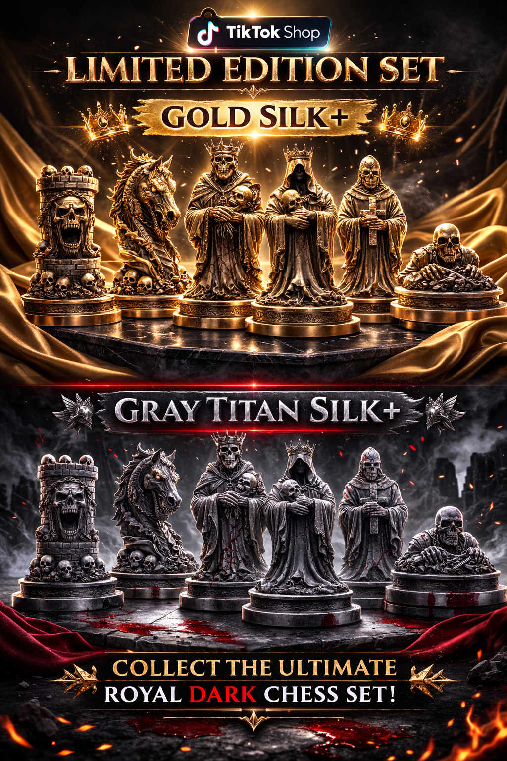 Macabre Collector Chess Pieces