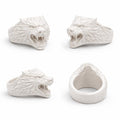 Savage Wolf Ring – Ferocious Alpha Predator Statement Piece