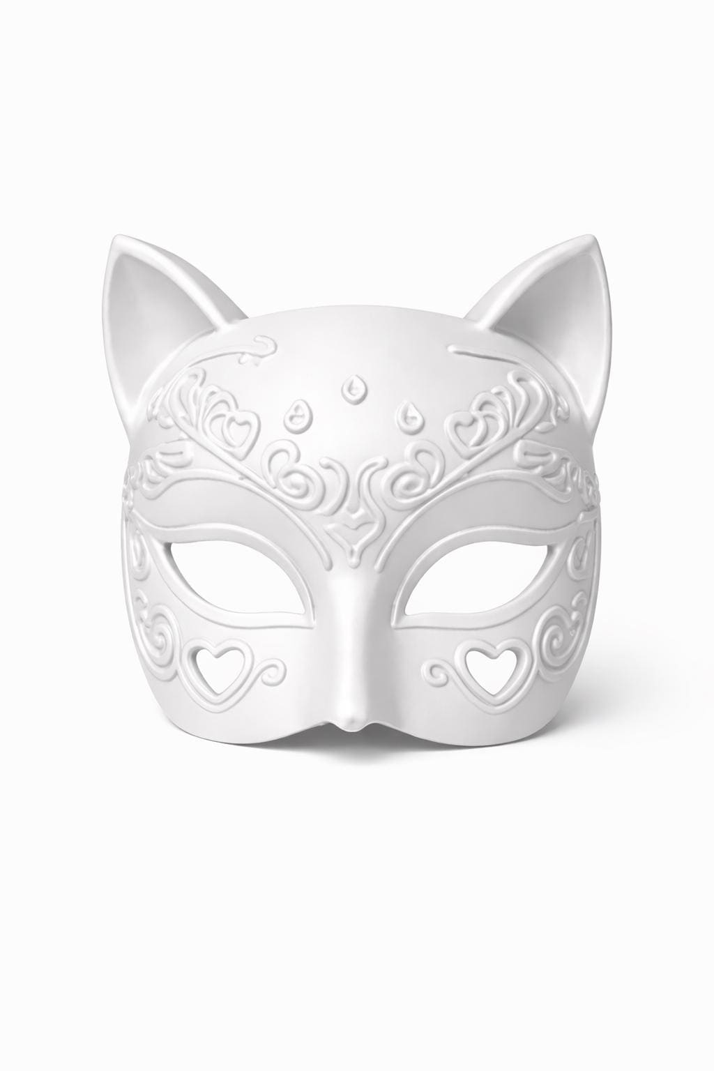 Gothic Cat Mask – Dark Venetian Feline Mask