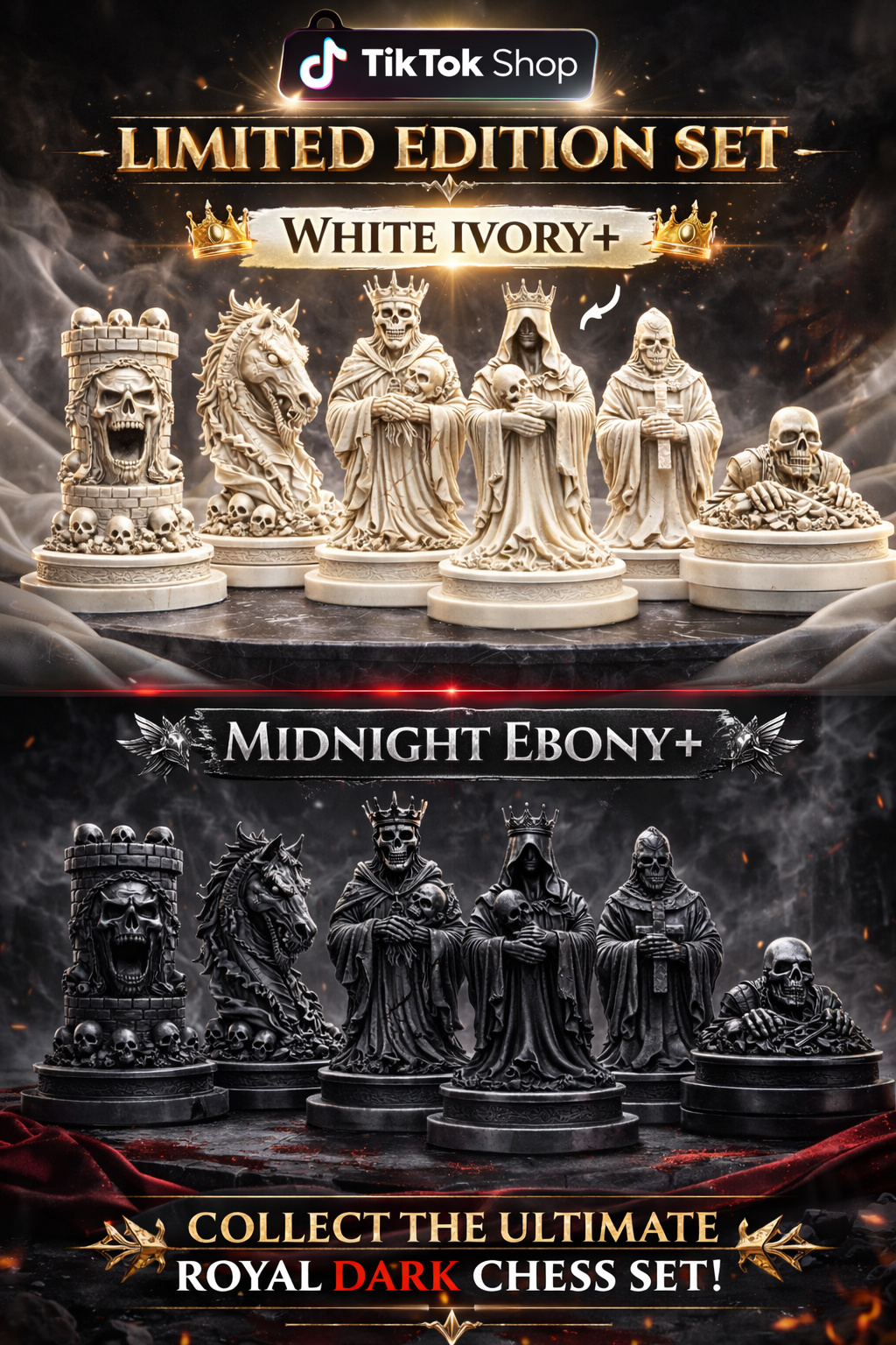 Macabre Collector Chess Pieces