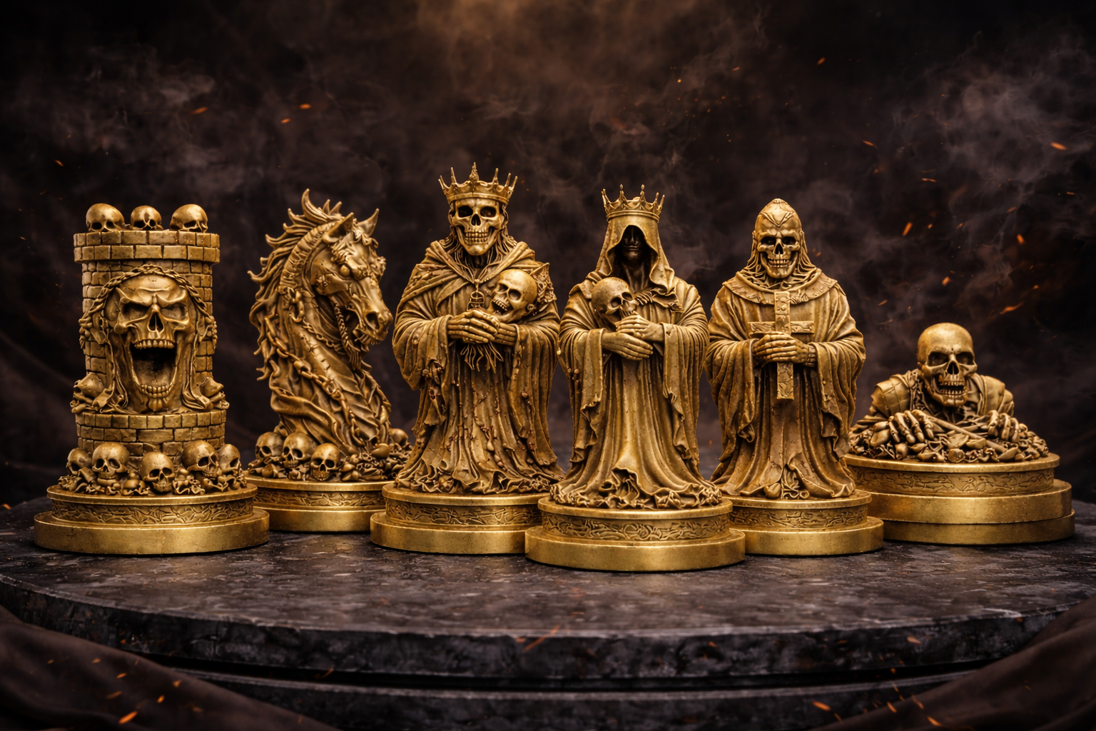 Macabre Collector Chess Pieces