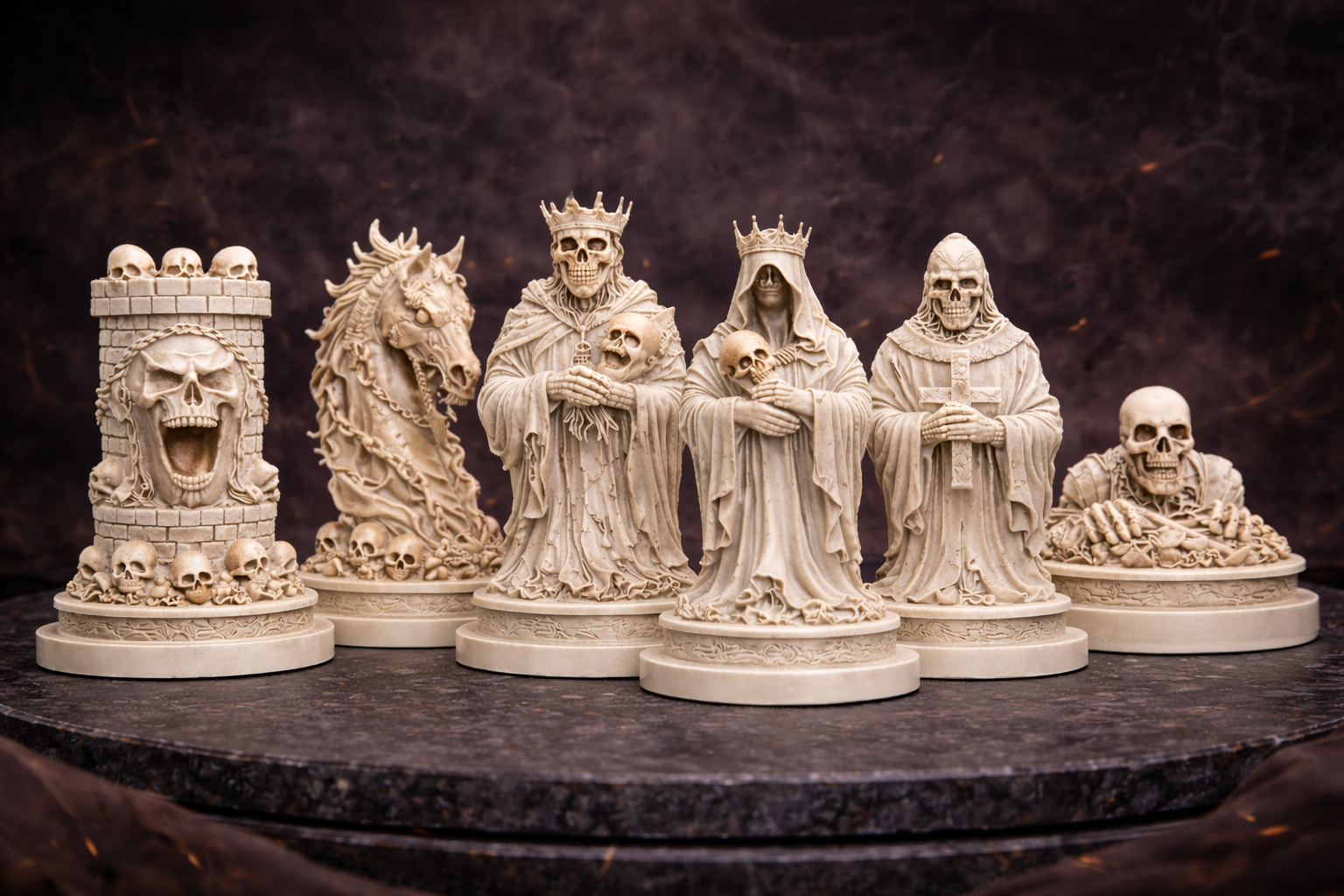 Macabre Collector Chess Pieces