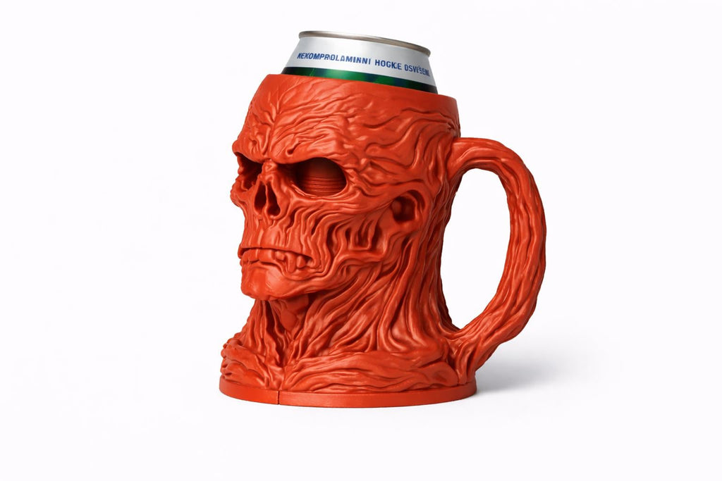 Skull Beer Mug Can Holder – Gothic Skull Drink Holder