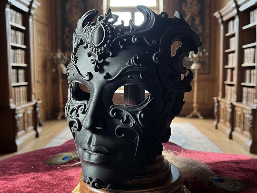 Gothic Baroque Mask – Ornate Venetian Style