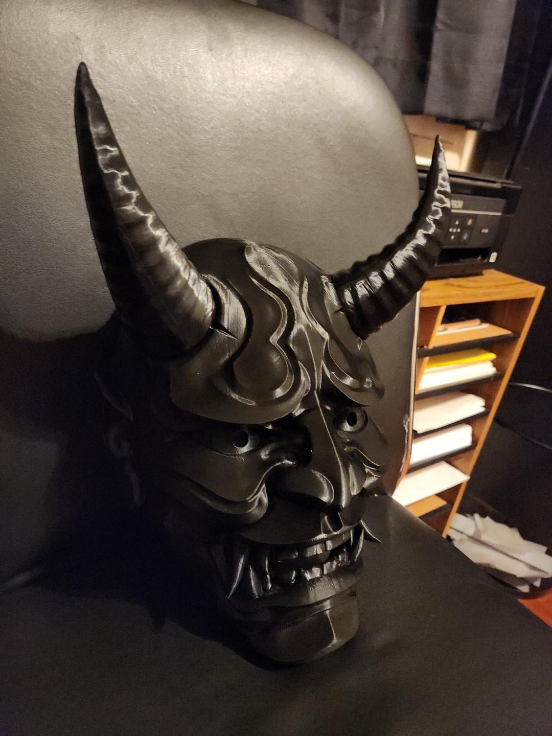 Traditional Japanese Hannya Oni Mask