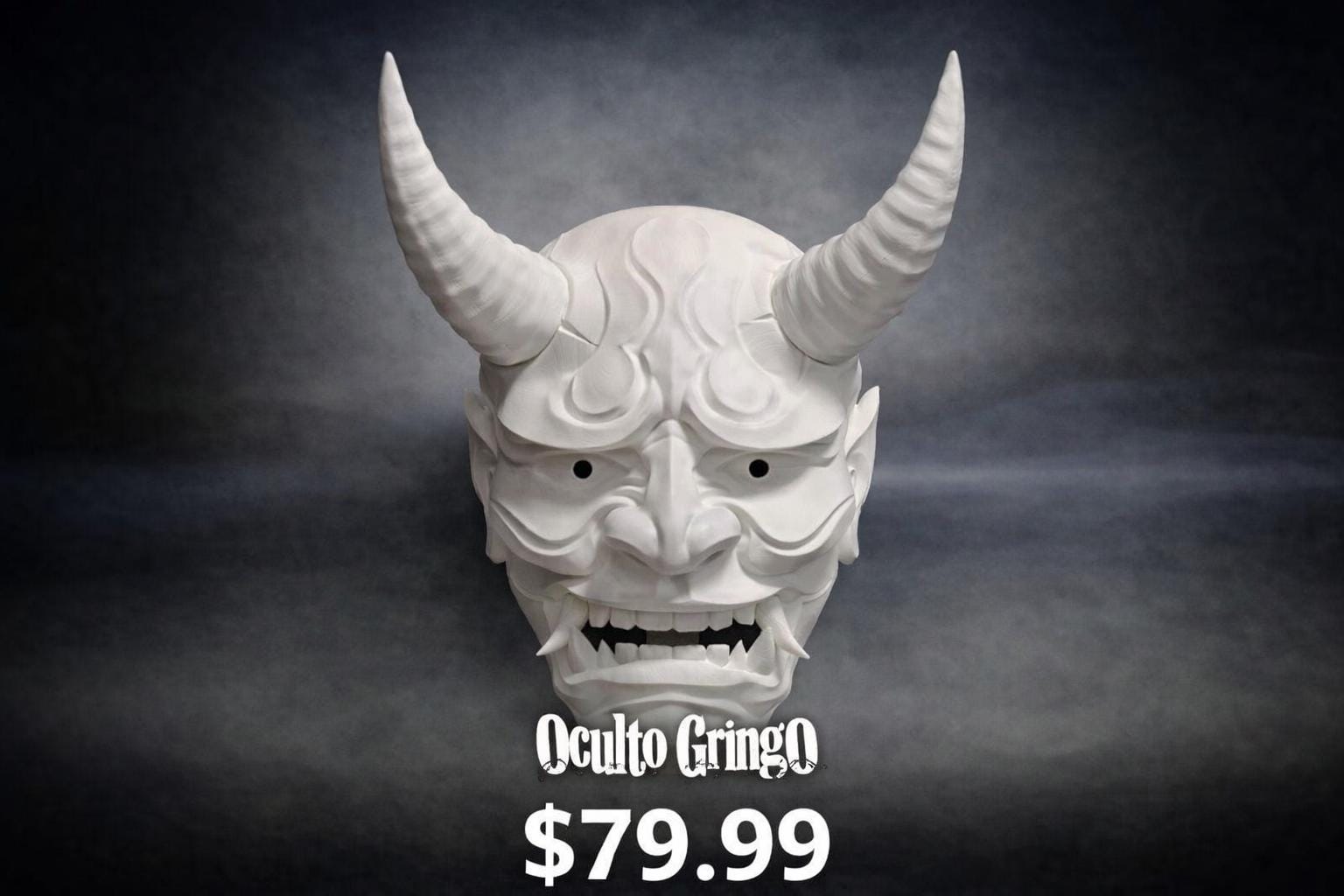 Traditional Japanese Hannya Oni Mask