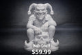 Evil Jester Skull Statue - Gothic Horror Decor, 3D Printed