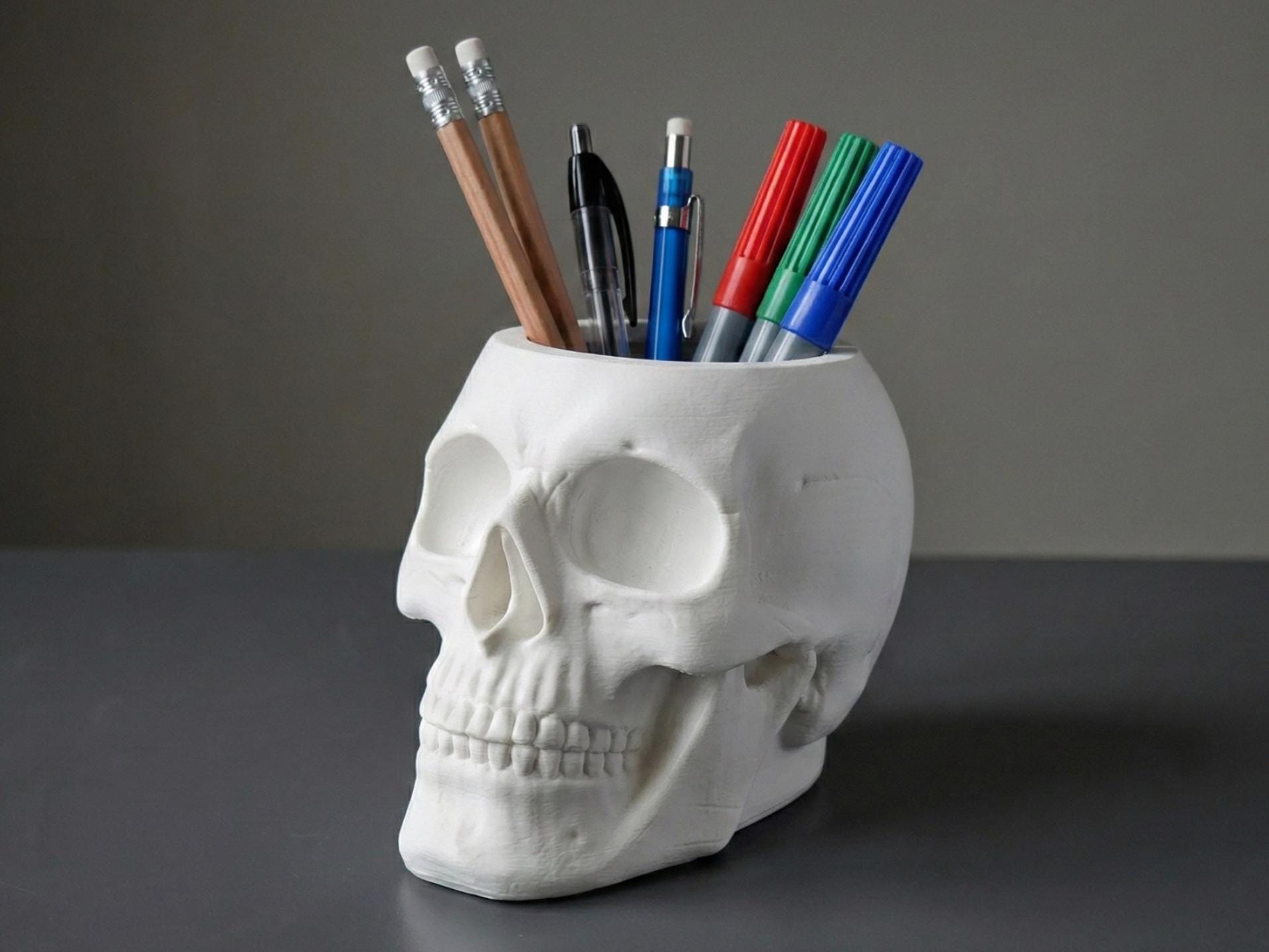 Skull Pen Holder